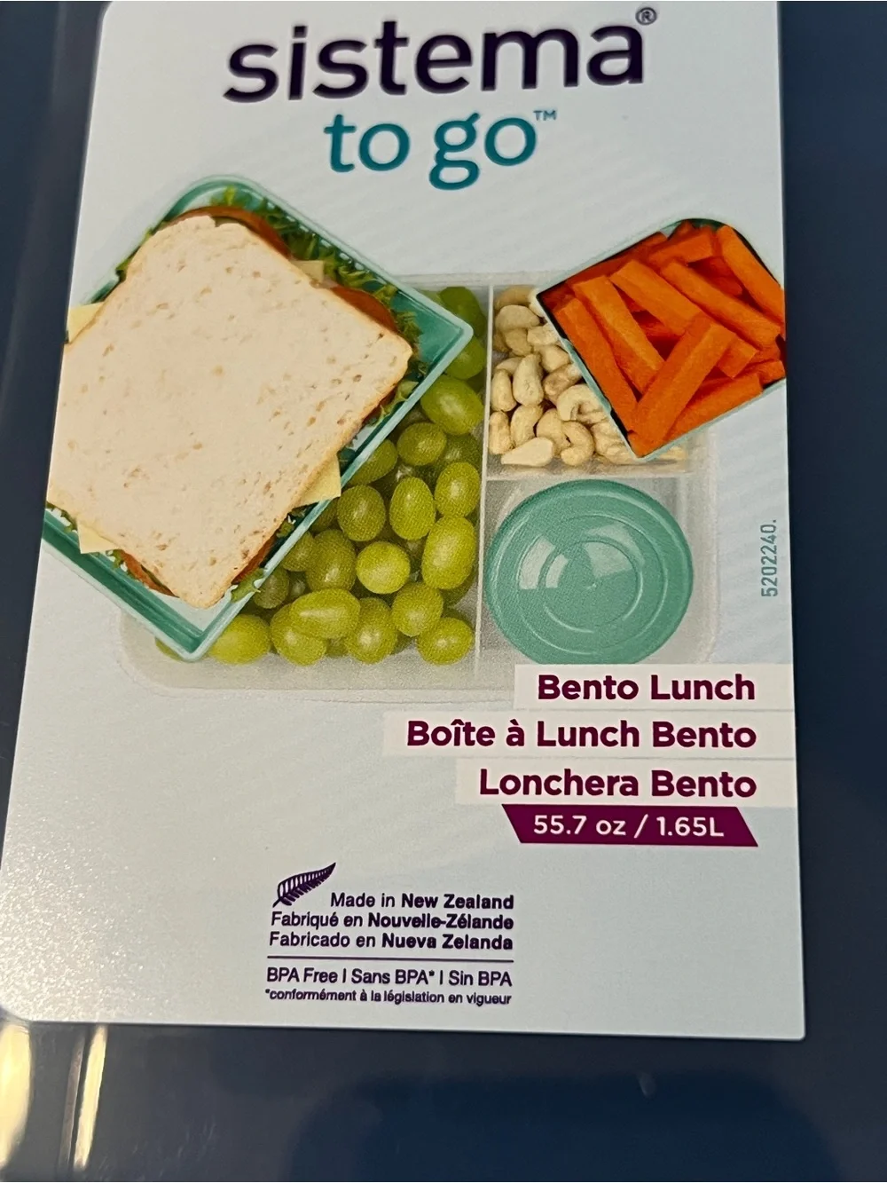 Sistema To Go Bento Lunch Box New